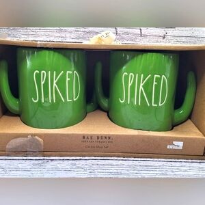 NIB Rae Dunn 'Spiked' cactus mug set